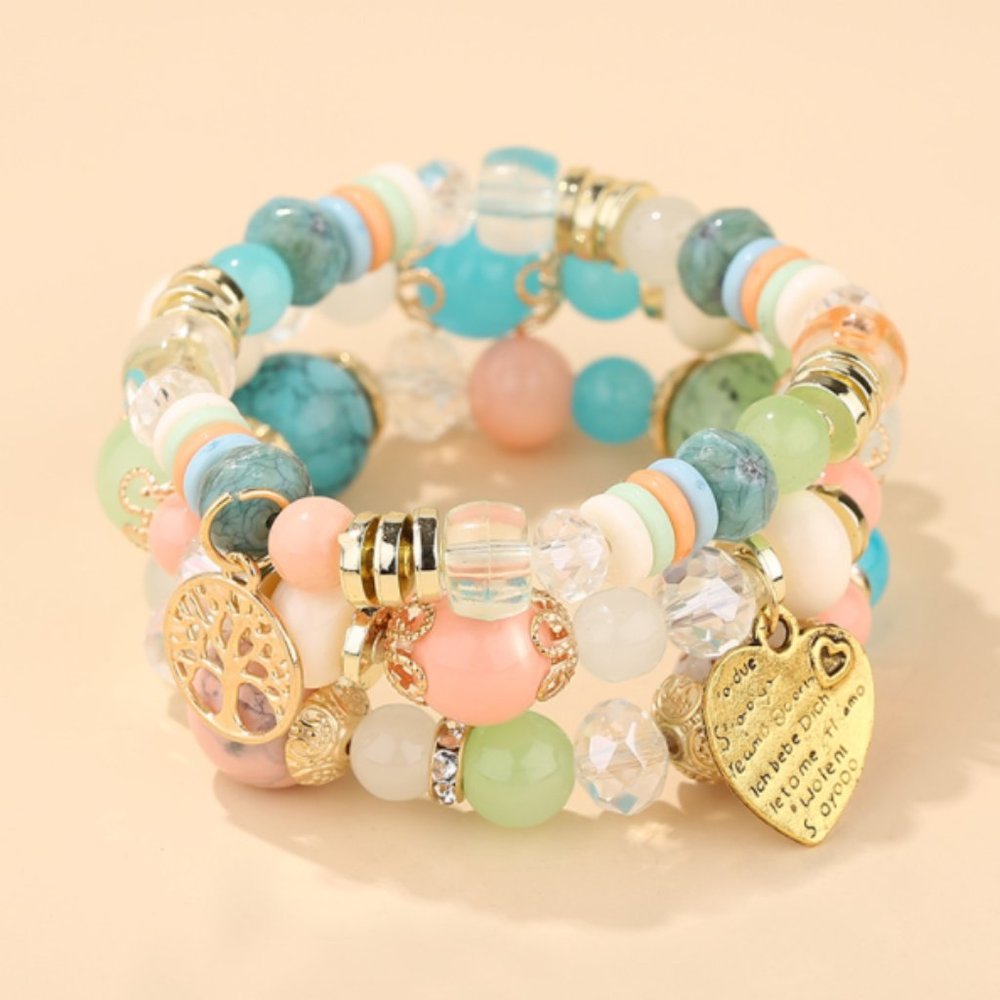 Bohemian Fashion Trendy Beaded Charm Bracelets